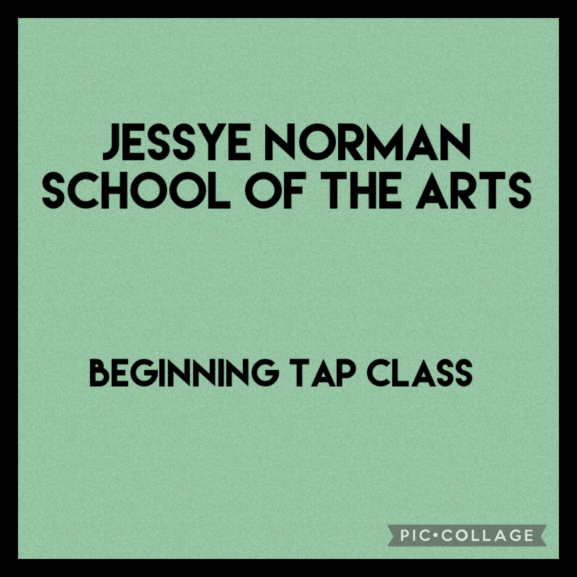 Jessye Norman School of the Arts Tap 