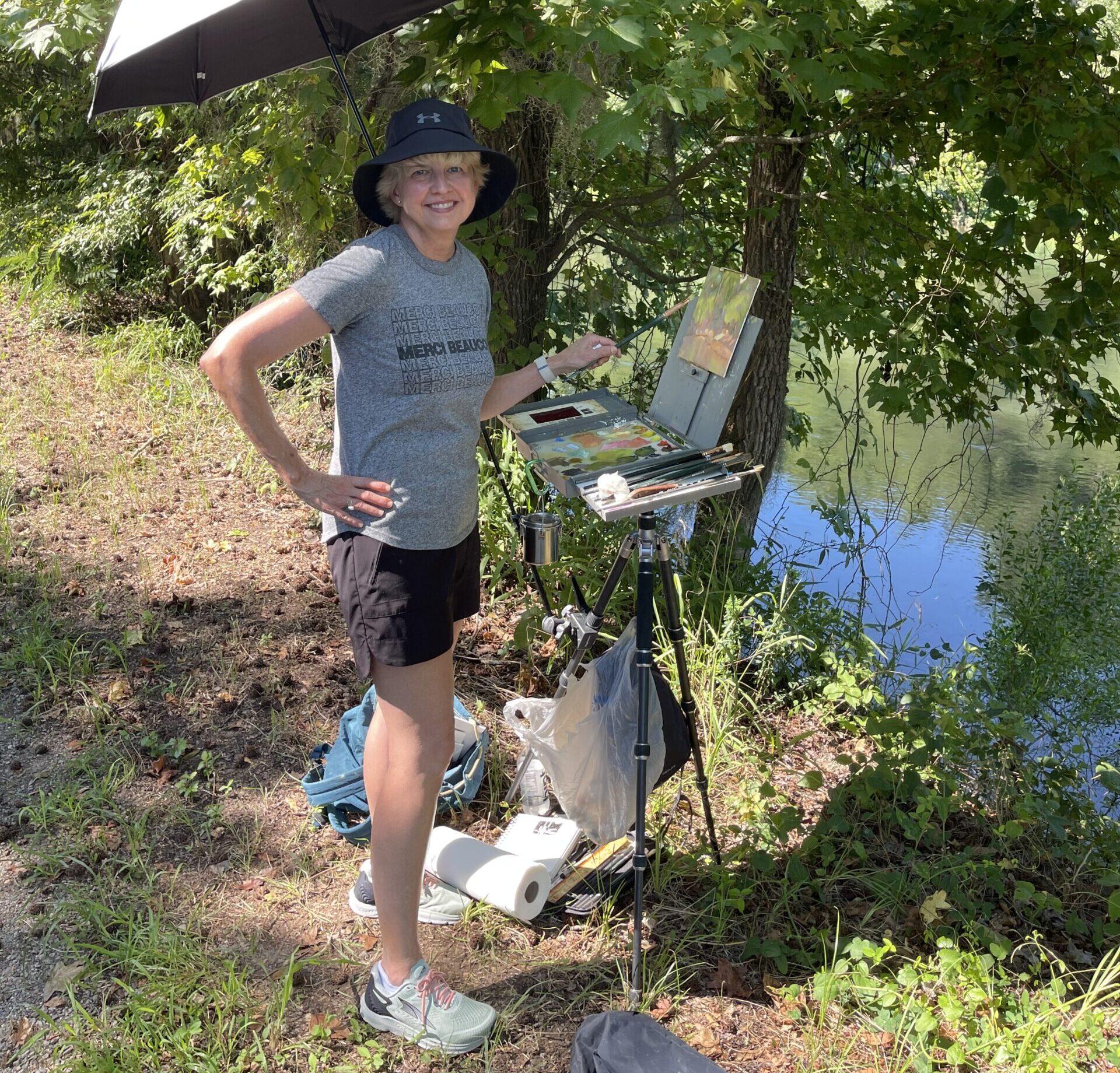 Plein Air Painting on the River with June Klement  